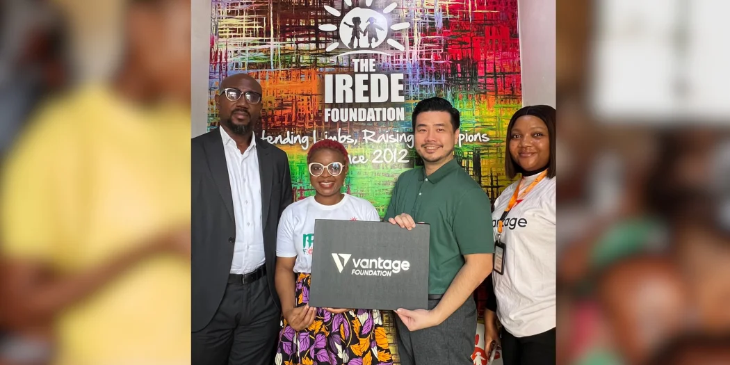 Vantage Foundation partners with The IREDE Foundation to empower child amputees in Nigeria