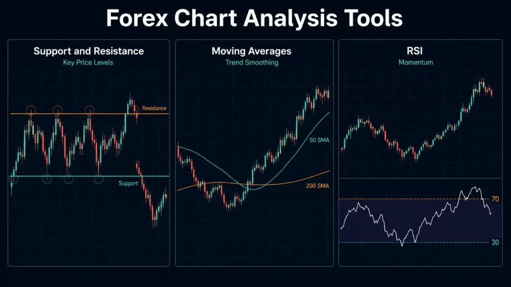 Examples of forex chart analysis tools Vantage Markets 