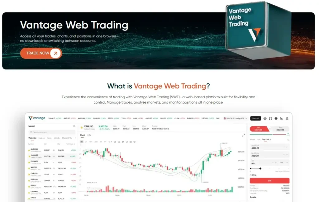 Image of Vantage Web Trading
